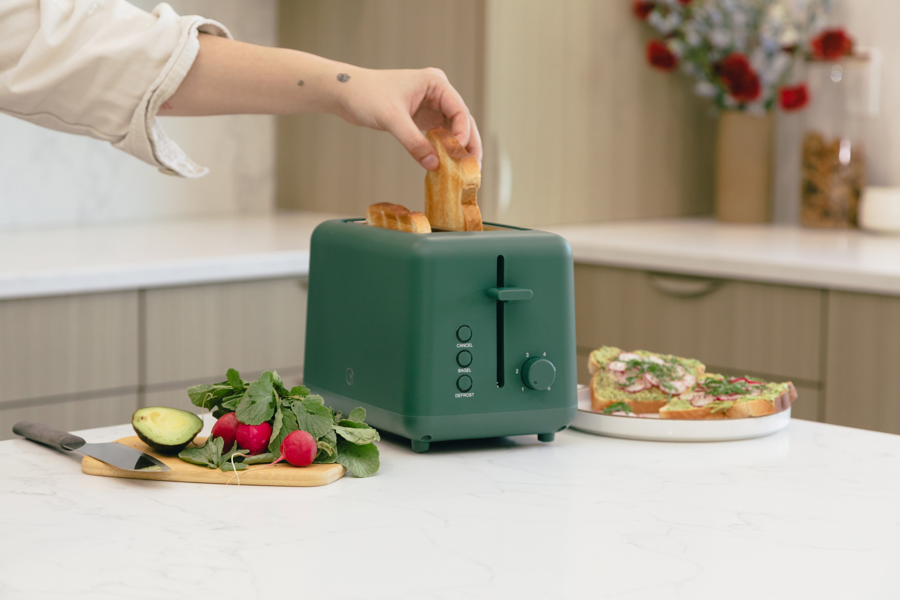 Willow Two Slice Toaster - Forest Moss