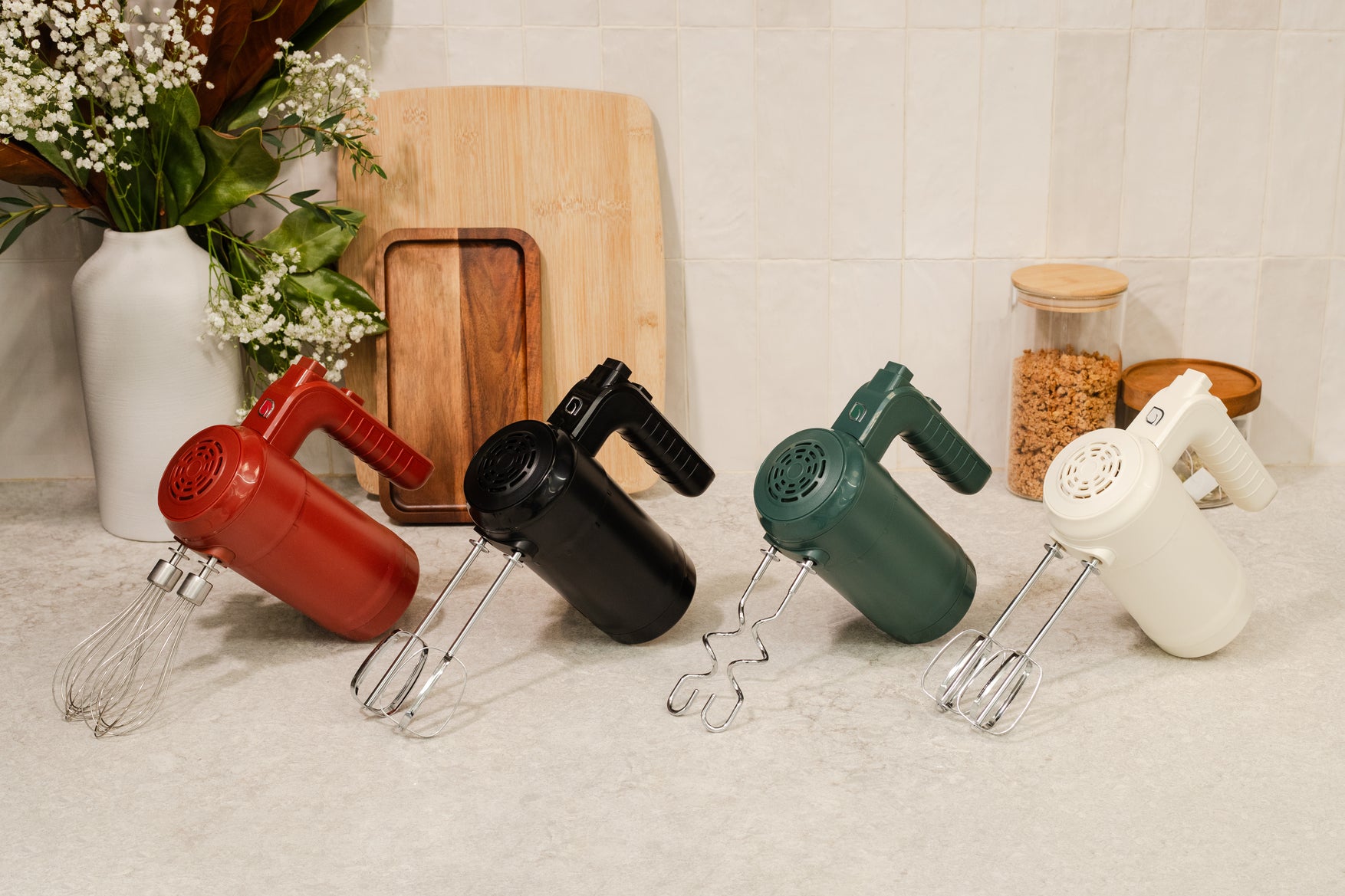 Hand Mixer -Burgundy