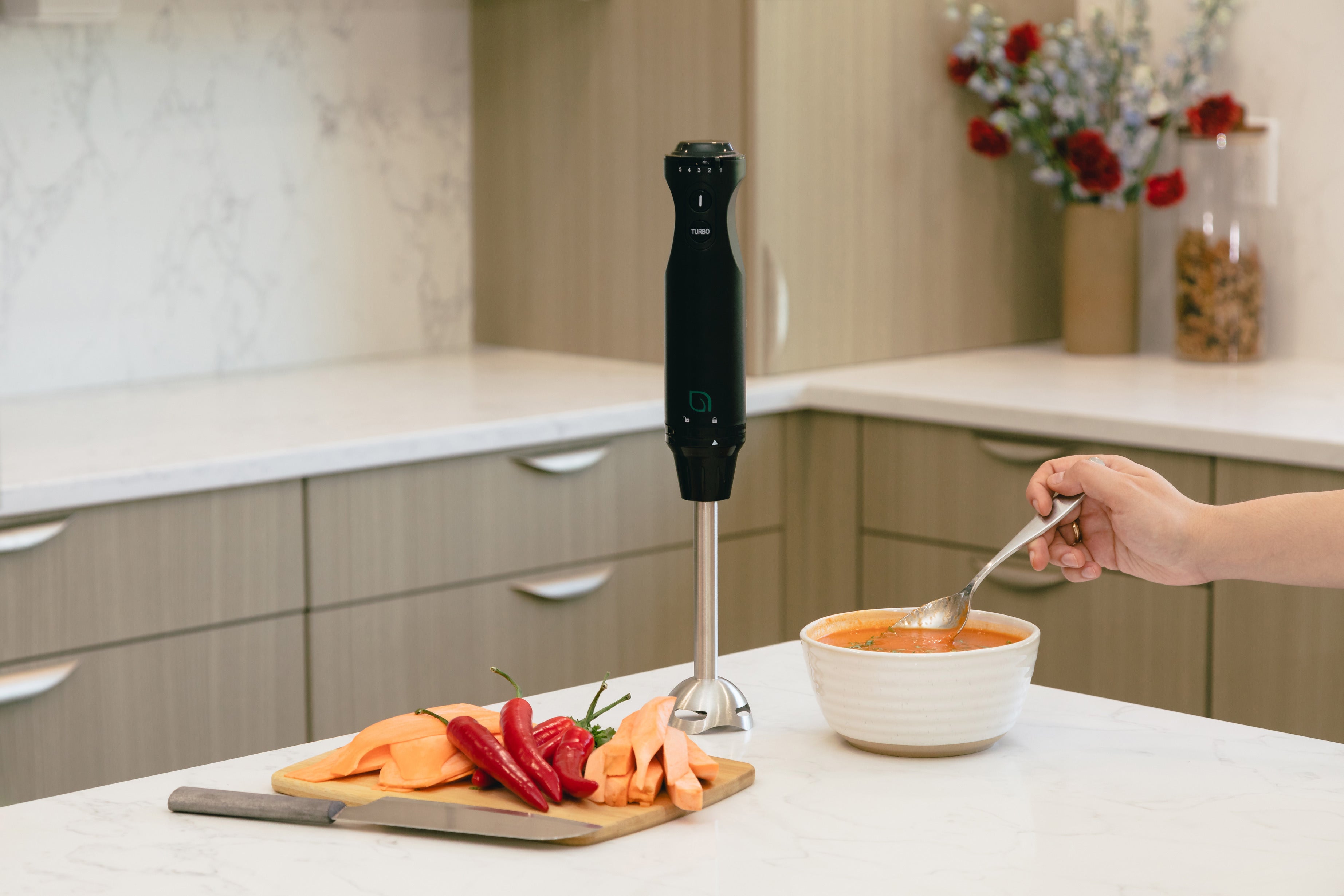 Willow Immersion Blender - Charcoal Slate